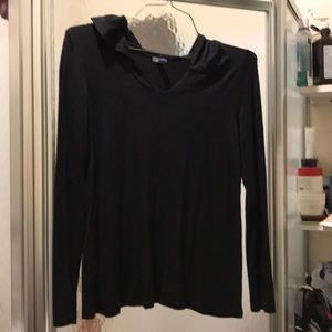 Aerie black dress up hoodie